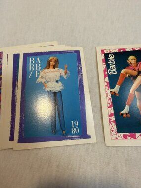 Mattel Barbie Trading Cards Lot 104 Vtg 1980s 1990s Fashion Facts First Edition